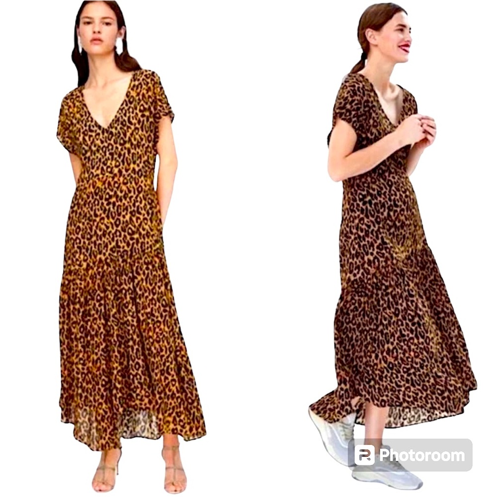 ANIMAL PRINT SUMMER DRESS xl | Zara summer dress XL